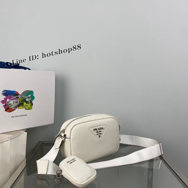 Prada專櫃新款相機斜跨包 1BH182 普拉達男女款斜背包 csp1569